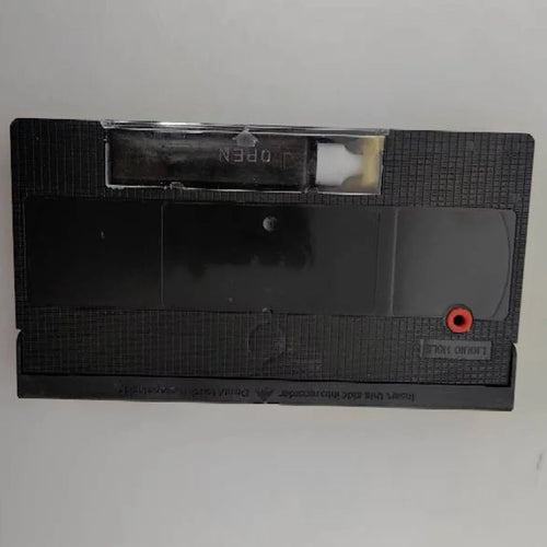 Black VHS Head Cleaning Tape for VCR Players, Reusable Video Cassette Cleaner