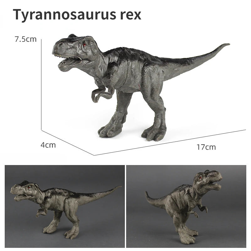 Children Simulated Jurassic World Dinosaur Toys Kids Tyrannosaurus Rex Triceratops Dinosaurs Animal Model Toy Boys Birthday Gift