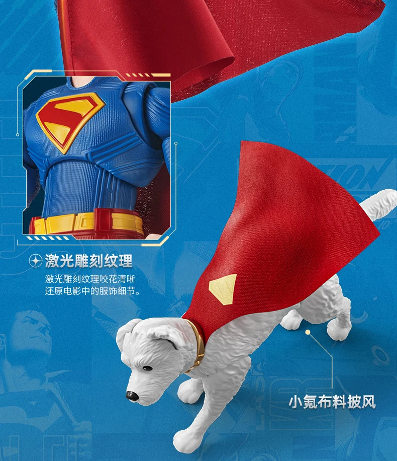 BLOKEES Original Batman Beyond Superman CHAMPION CLASS Gunn DC Justice League Comics Action Figure Assembled Model Toys Gift
