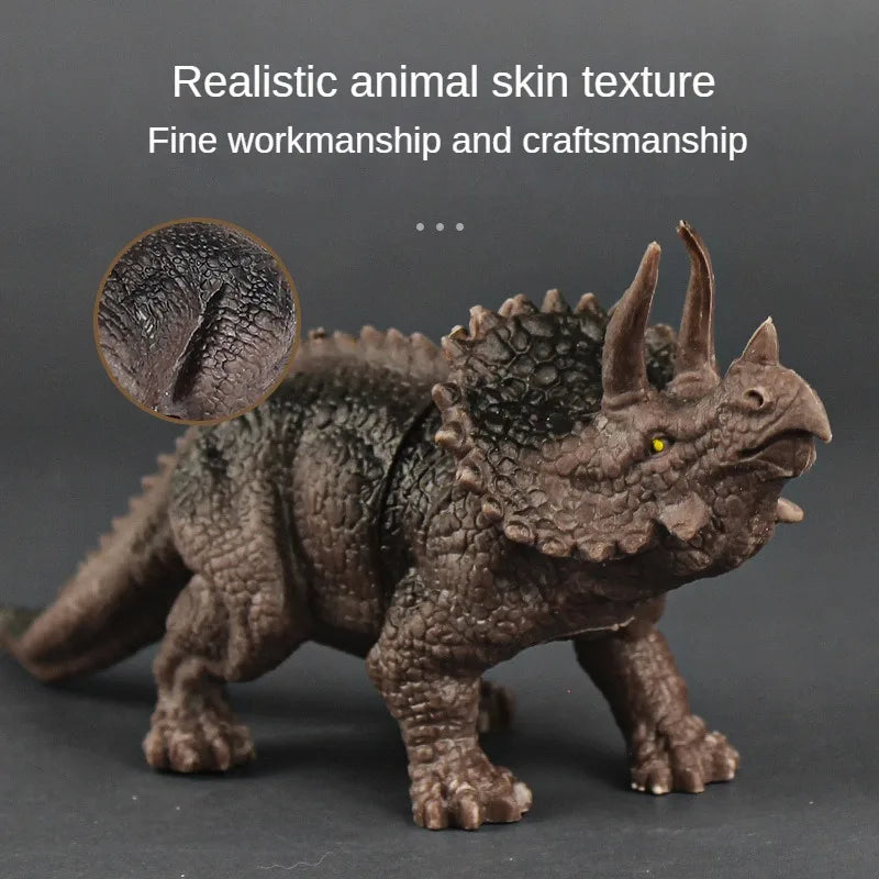 Children Simulated Jurassic World Dinosaur Toys Kids Tyrannosaurus Rex Triceratops Dinosaurs Animal Model Toy Boys Birthday Gift