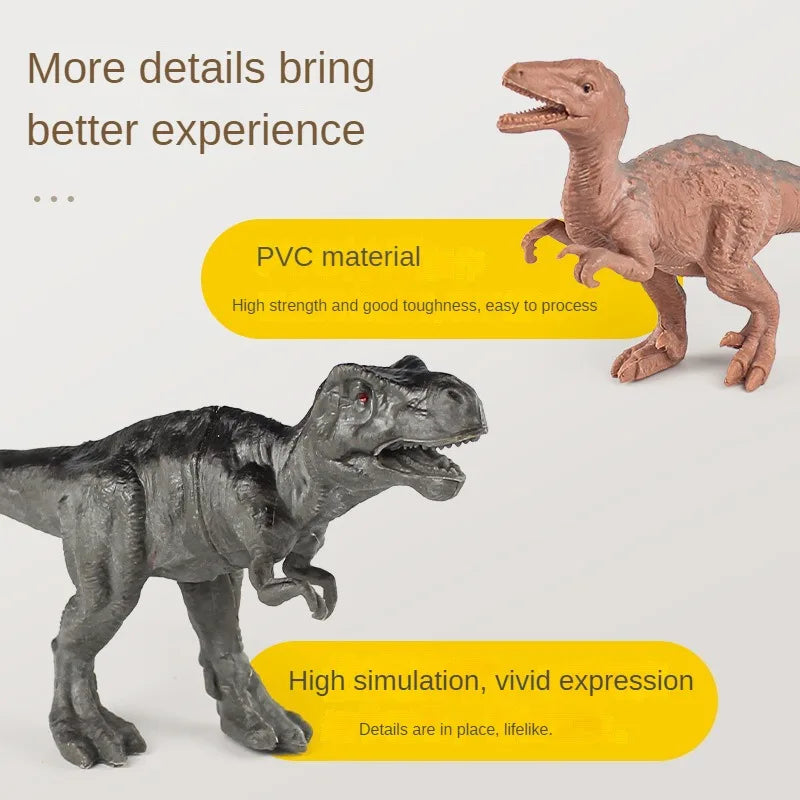 Children Simulated Jurassic World Dinosaur Toys Kids Tyrannosaurus Rex Triceratops Dinosaurs Animal Model Toy Boys Birthday Gift