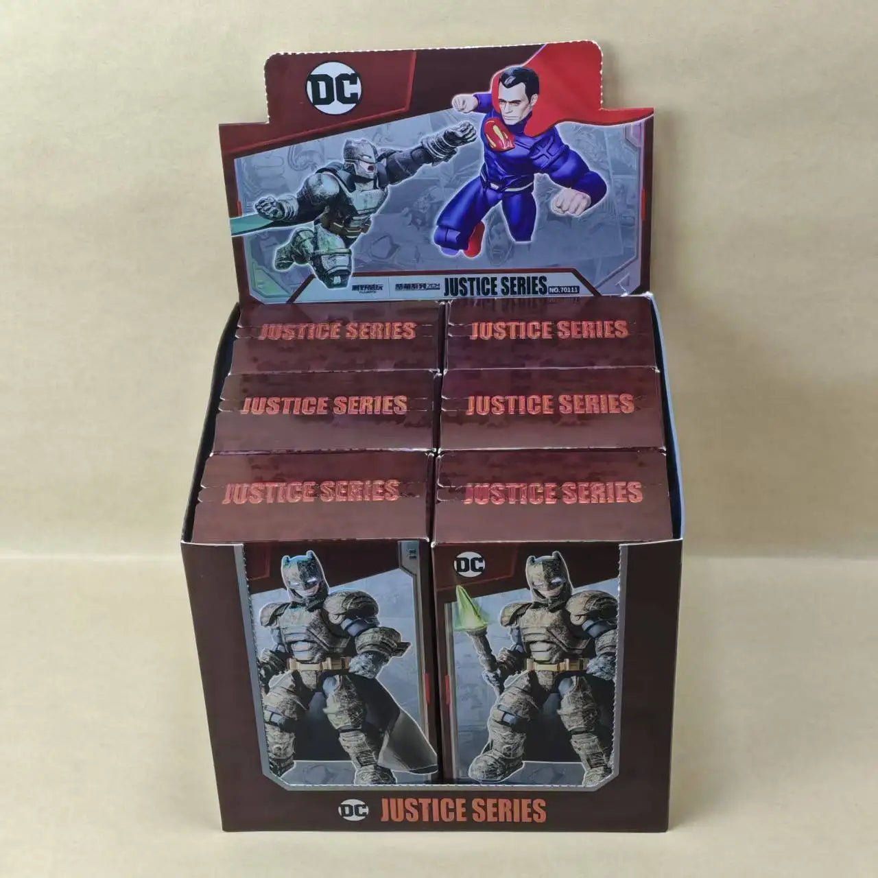 Dc Justice League Assemble Building Block Dolls Blind Box Action Figures Batman Neptune The Flash Black Superman Collectible Toy