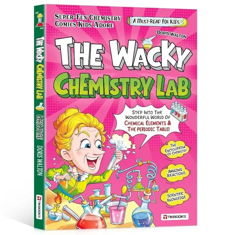 The Wacky Chemistry Lab Comic Book – English Paperback
