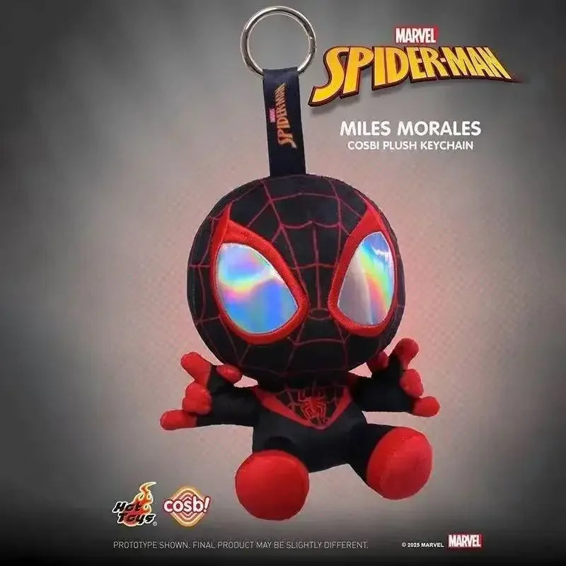 2026 ！！New Original Hot toys Marvel Spider Man Cosbi Blind Box Plush Bag Pendant Kawaii Spider Man Surprise Box Birthday Gift