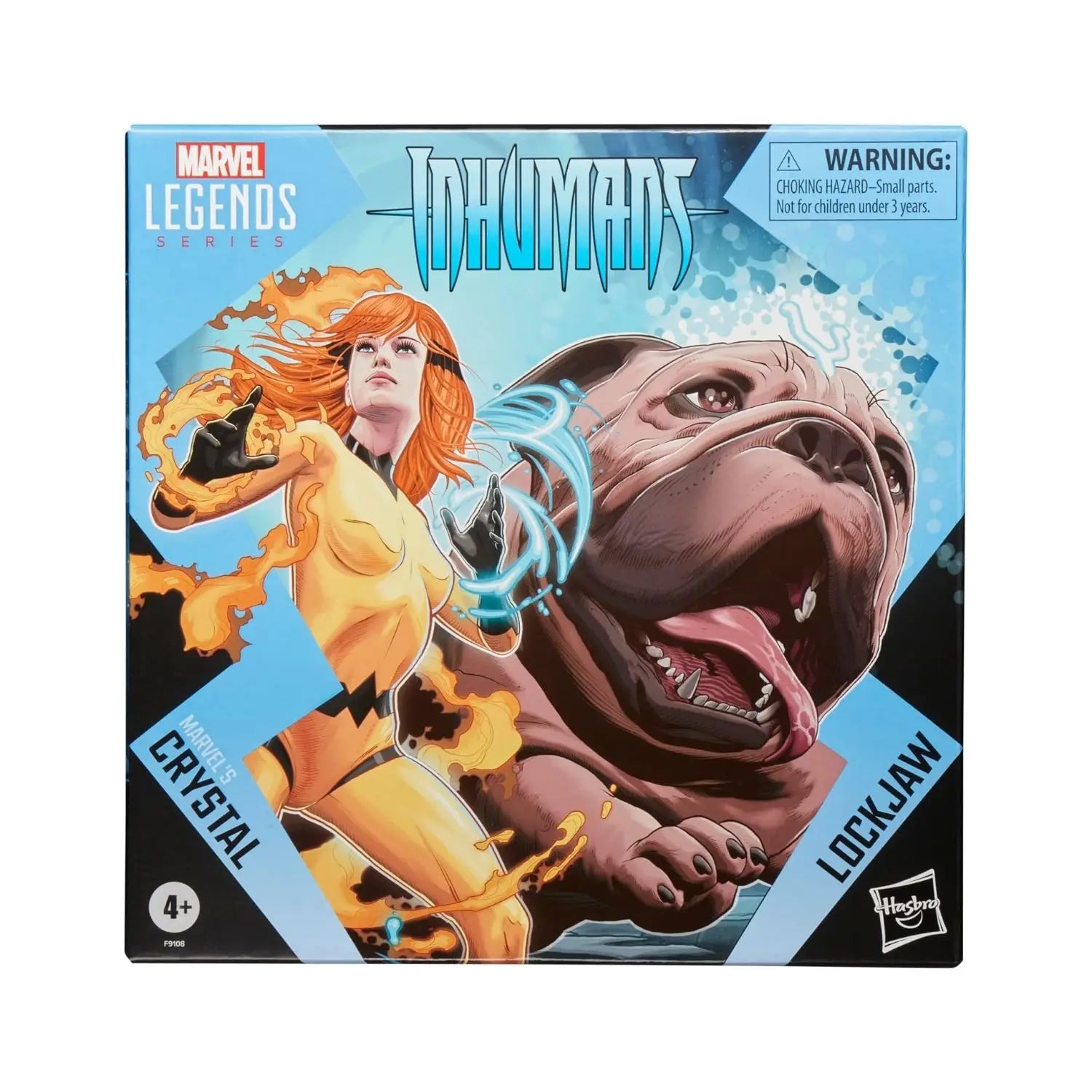 Marvel Legends Inhumans Crystal and Lockjaw Deluxe 6-Inch Action Figure Set