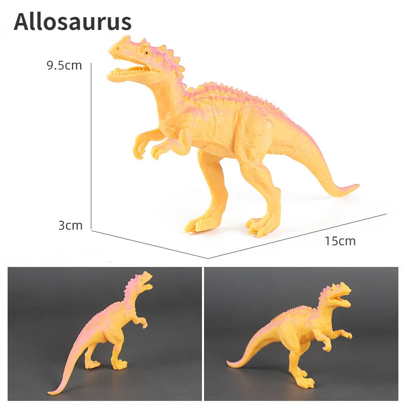 Children Simulated Jurassic World Dinosaur Toys Kids Tyrannosaurus Rex Triceratops Dinosaurs Animal Model Toy Boys Birthday Gift