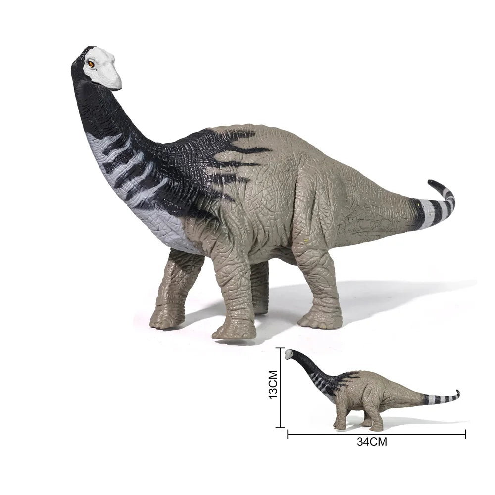 Realistic Apatosaurus Dinosaur Figure Large Long Neck Collectible Model