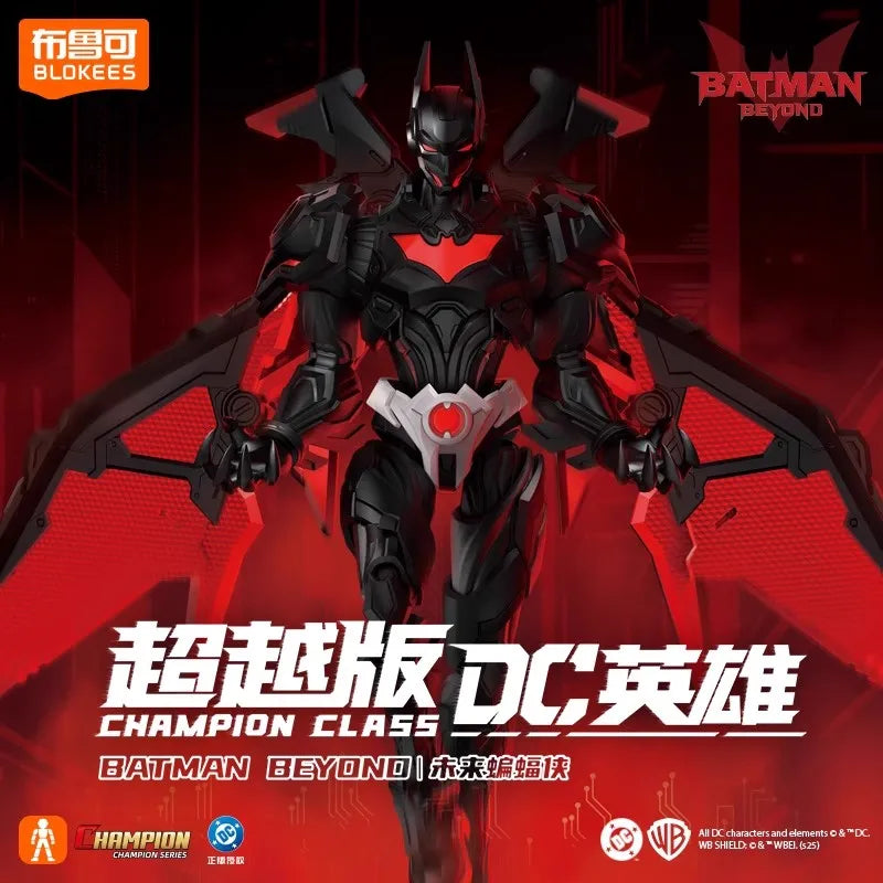 BLOKEES Original Batman Beyond Superman CHAMPION CLASS Gunn DC Justice League Comics Action Figure Assembled Model Toys Gift