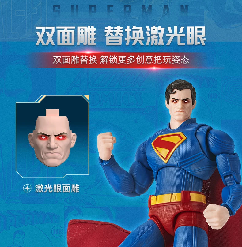 BLOKEES Original Batman Beyond Superman CHAMPION CLASS Gunn DC Justice League Comics Action Figure Assembled Model Toys Gift