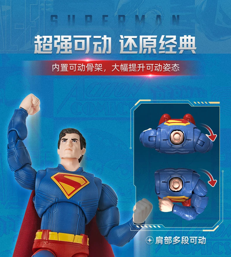 BLOKEES Original Batman Beyond Superman CHAMPION CLASS Gunn DC Justice League Comics Action Figure Assembled Model Toys Gift