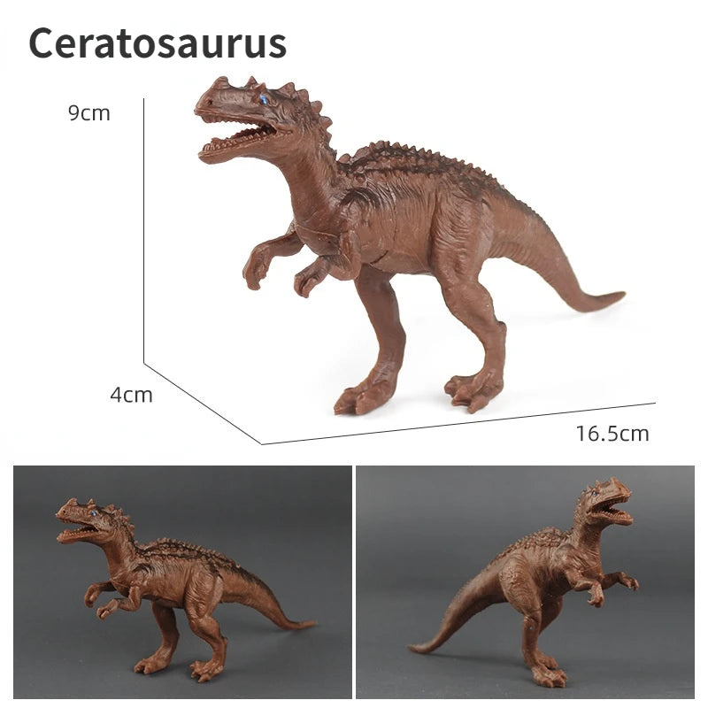 Children Simulated Jurassic World Dinosaur Toys Kids Tyrannosaurus Rex Triceratops Dinosaurs Animal Model Toy Boys Birthday Gift