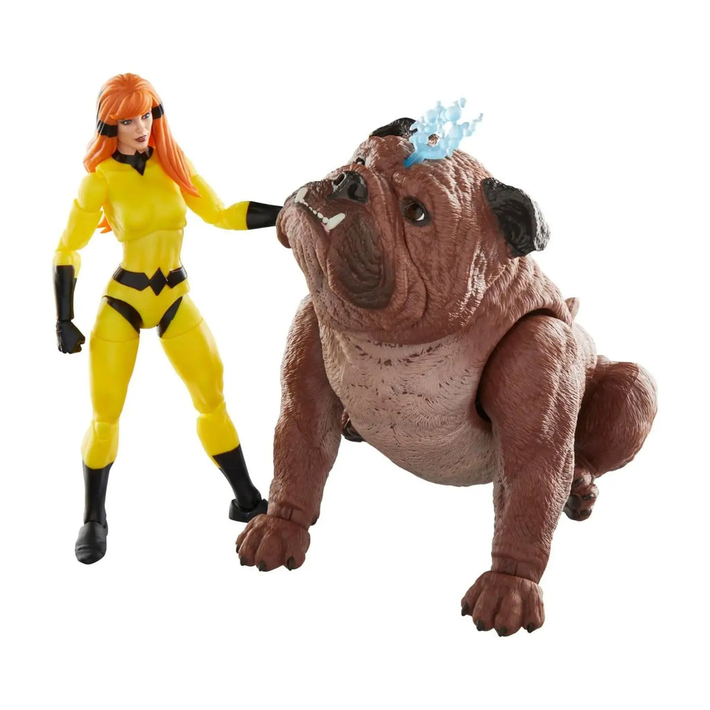 Marvel Legends Inhumans Crystal and Lockjaw Deluxe 6-Inch Action Figure Set