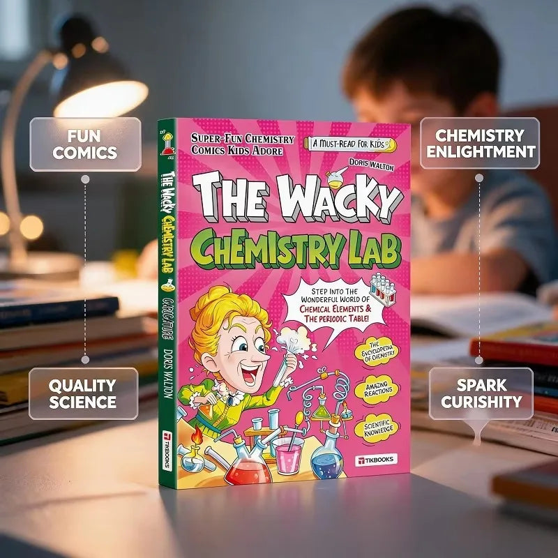 The Wacky Chemistry Lab Comic Book – English Paperback