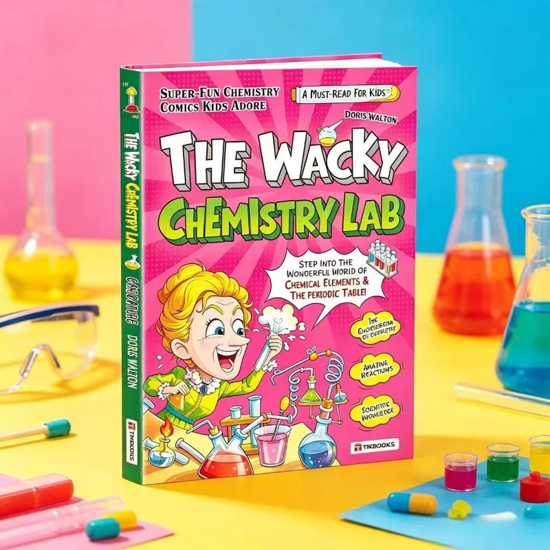 The Wacky Chemistry Lab Comic Book – English Paperback
