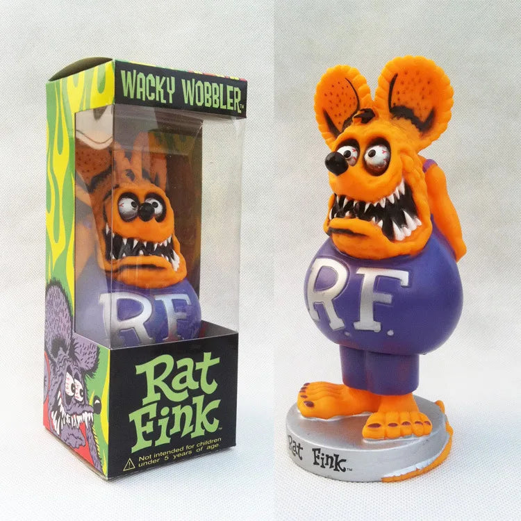 Rat Fink Wacky Wobbler Bobblehead Collectible Figurine for Display