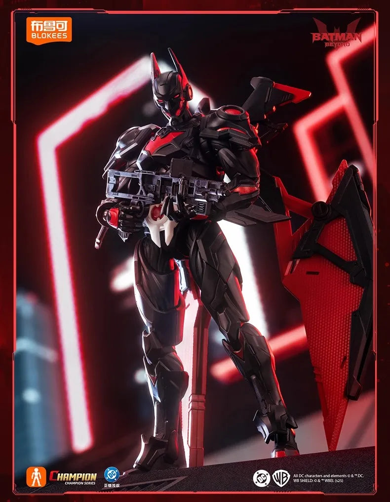 BLOKEES Original Batman Beyond Superman CHAMPION CLASS Gunn DC Justice League Comics Action Figure Assembled Model Toys Gift
