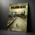 The Walking Dead Poster, Self-Adhesive Wall Decor, Waterproof Paper Poster for Home or Room Decoration