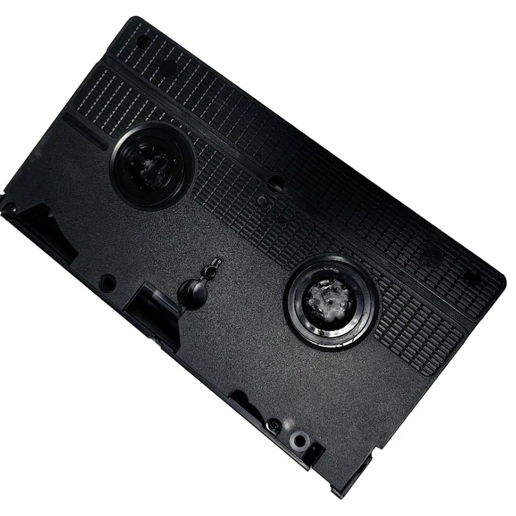 Black VHS Head Cleaning Tape for VCR Players, Reusable Video Cassette Cleaner