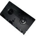 Black VHS Head Cleaning Tape for VCR Players, Reusable Video Cassette Cleaner