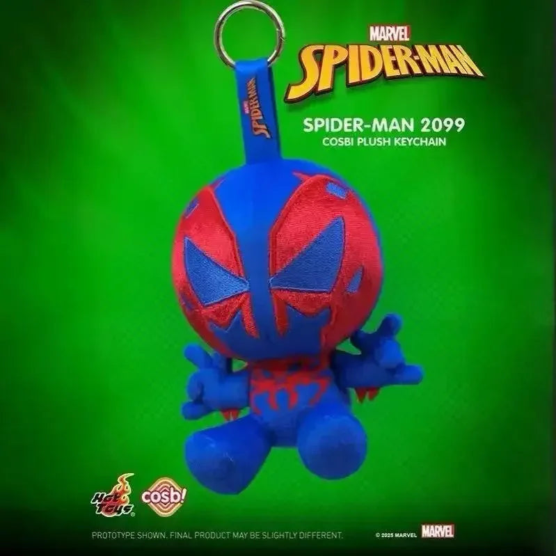 2026 ！！New Original Hot toys Marvel Spider Man Cosbi Blind Box Plush Bag Pendant Kawaii Spider Man Surprise Box Birthday Gift