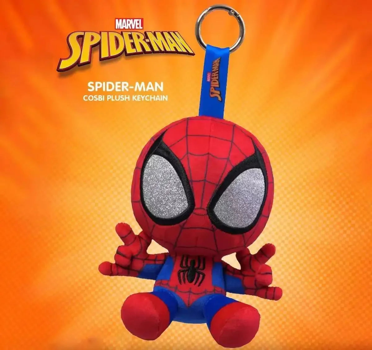 2026 ！！New Original Hot toys Marvel Spider Man Cosbi Blind Box Plush Bag Pendant Kawaii Spider Man Surprise Box Birthday Gift