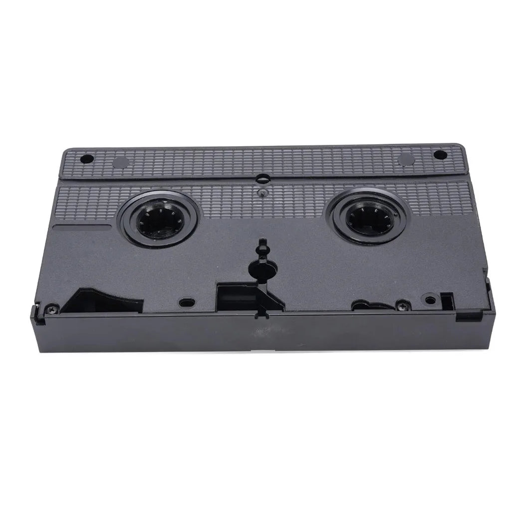 Black VHS Head Cleaning Tape for VCR Players, Reusable Video Cassette Cleaner
