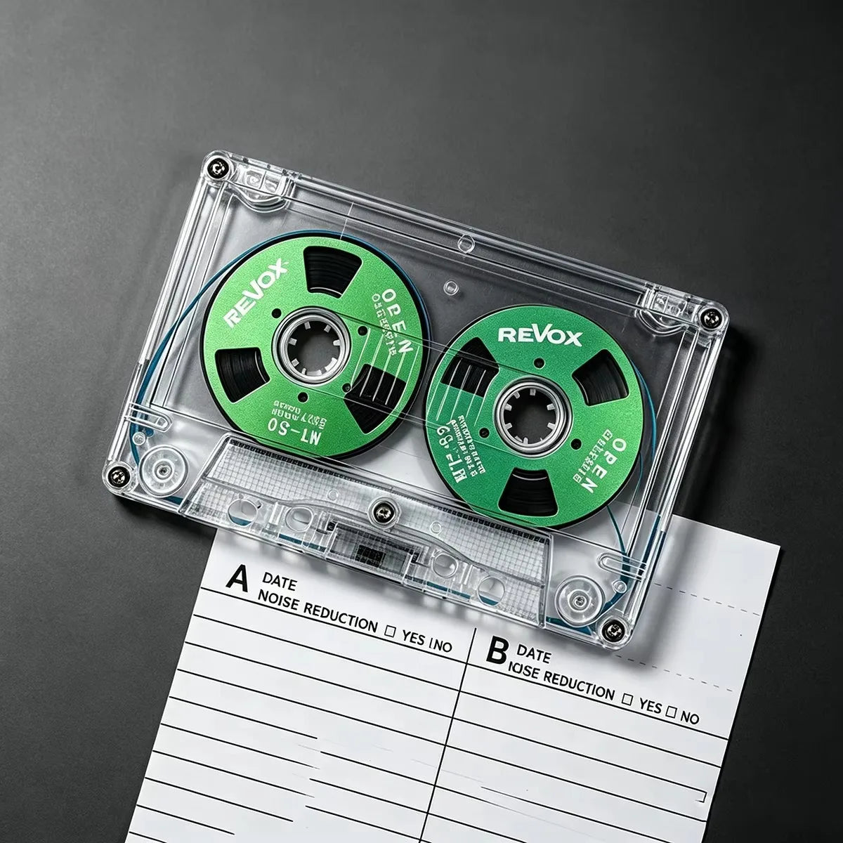 Green Blank Video Cassette Tape, 90-Minute Recording Tape, Standard Video Cassette