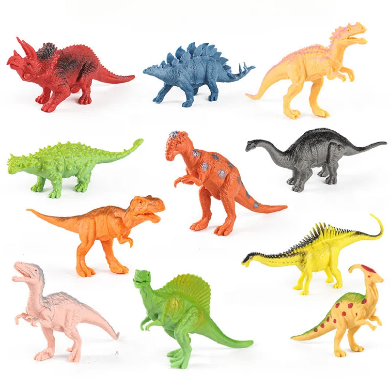 Children Simulated Jurassic World Dinosaur Toys Kids Tyrannosaurus Rex Triceratops Dinosaurs Animal Model Toy Boys Birthday Gift