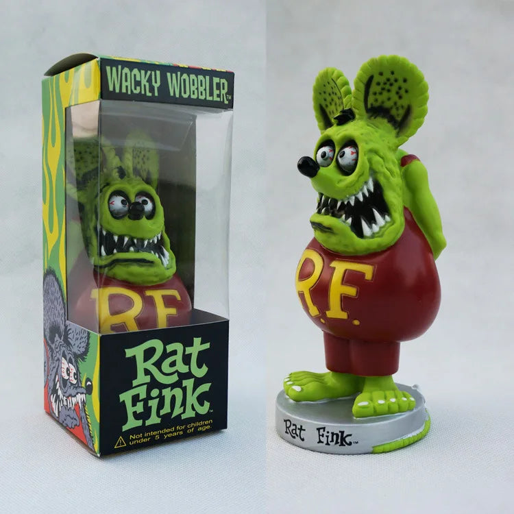 Rat Fink Wacky Wobbler Bobblehead Collectible Figurine for Display