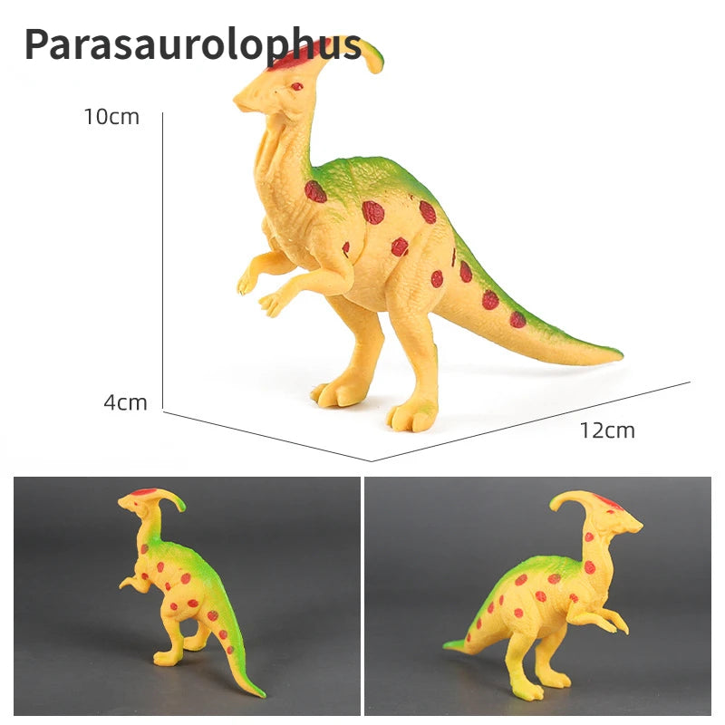 Children Simulated Jurassic World Dinosaur Toys Kids Tyrannosaurus Rex Triceratops Dinosaurs Animal Model Toy Boys Birthday Gift