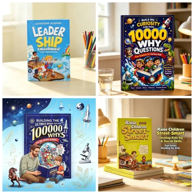 Children's Educational Comic Book in English – Paperback