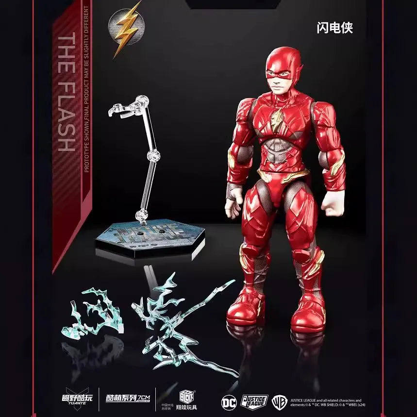 Dc Justice League Assemble Building Block Dolls Blind Box Action Figures Batman Neptune The Flash Black Superman Collectible Toy