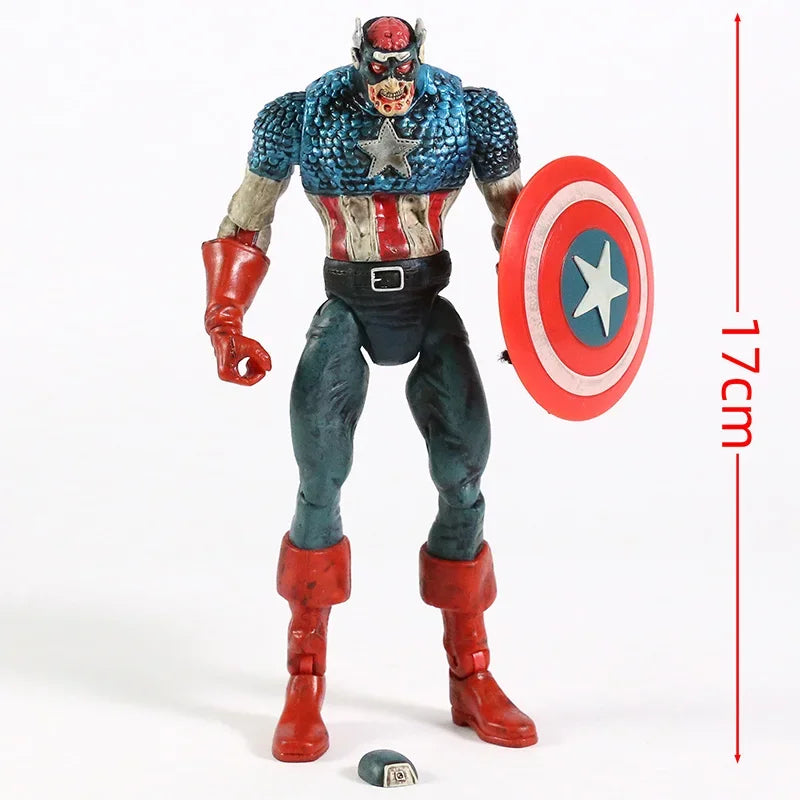 6 Inch Marvel Legends What If Zombie Spiderman Captain America Scarlet Witch Ironman Hulk Action Figure Halloween Gift