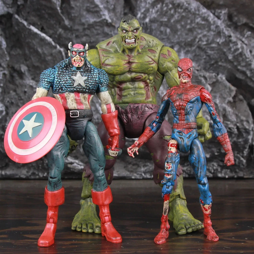 6 Inch Marvel Legends What If Zombie Spiderman Captain America Scarlet Witch Ironman Hulk Action Figure Halloween Gift
