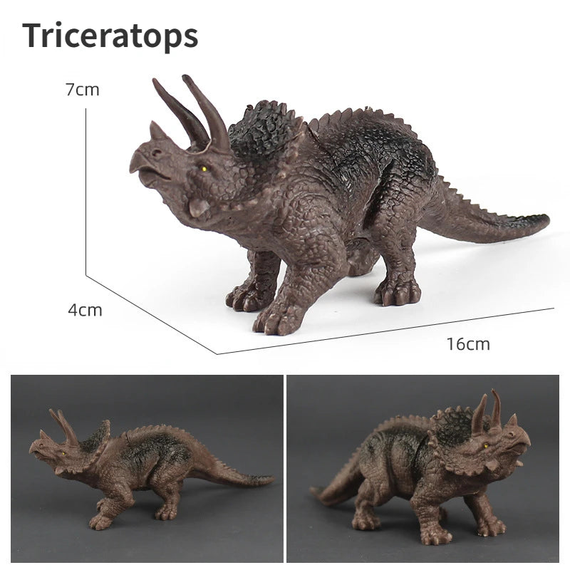 Children Simulated Jurassic World Dinosaur Toys Kids Tyrannosaurus Rex Triceratops Dinosaurs Animal Model Toy Boys Birthday Gift