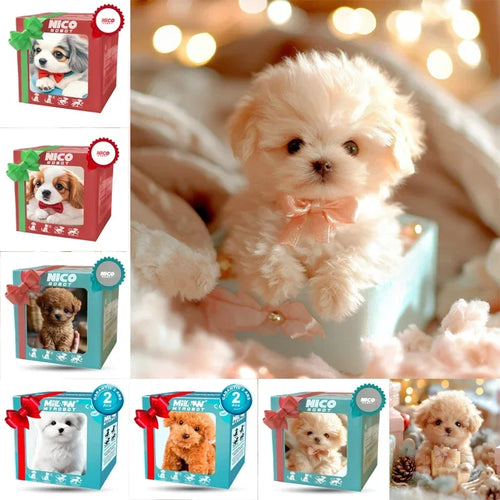 2025 Walking Barking Plush Dog Toy Electric Realistic Pet Puppy w/10 Sounds, Kids Companion Gift forChristmas Age 3+ virtual pet