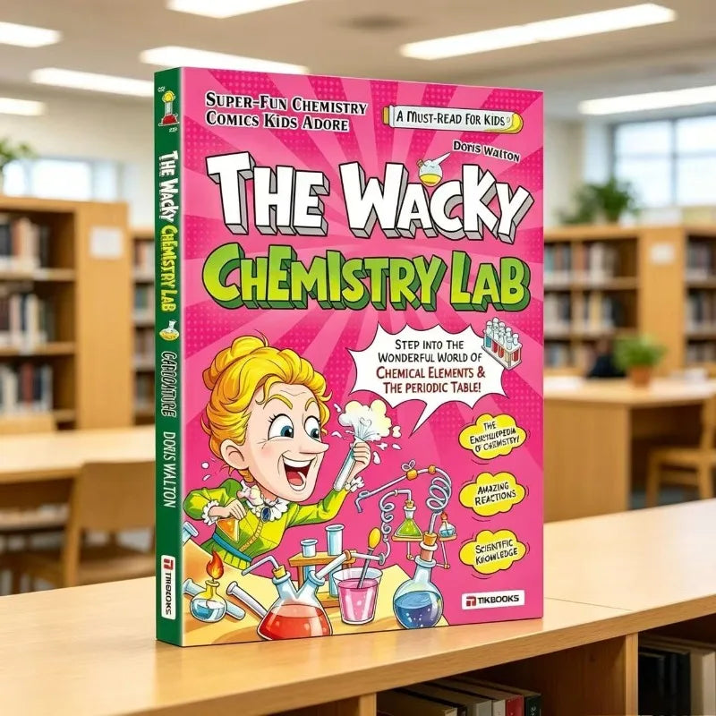 The Wacky Chemistry Lab Comic Book – English Paperback