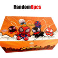 2026 ！！New Original Hot toys Marvel Spider Man Cosbi Blind Box Plush Bag Pendant Kawaii Spider Man Surprise Box Birthday Gift
