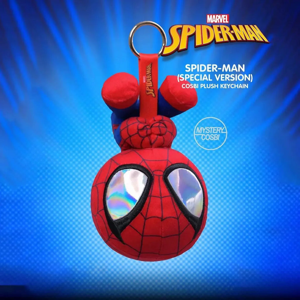 2026 ！！New Original Hot toys Marvel Spider Man Cosbi Blind Box Plush Bag Pendant Kawaii Spider Man Surprise Box Birthday Gift