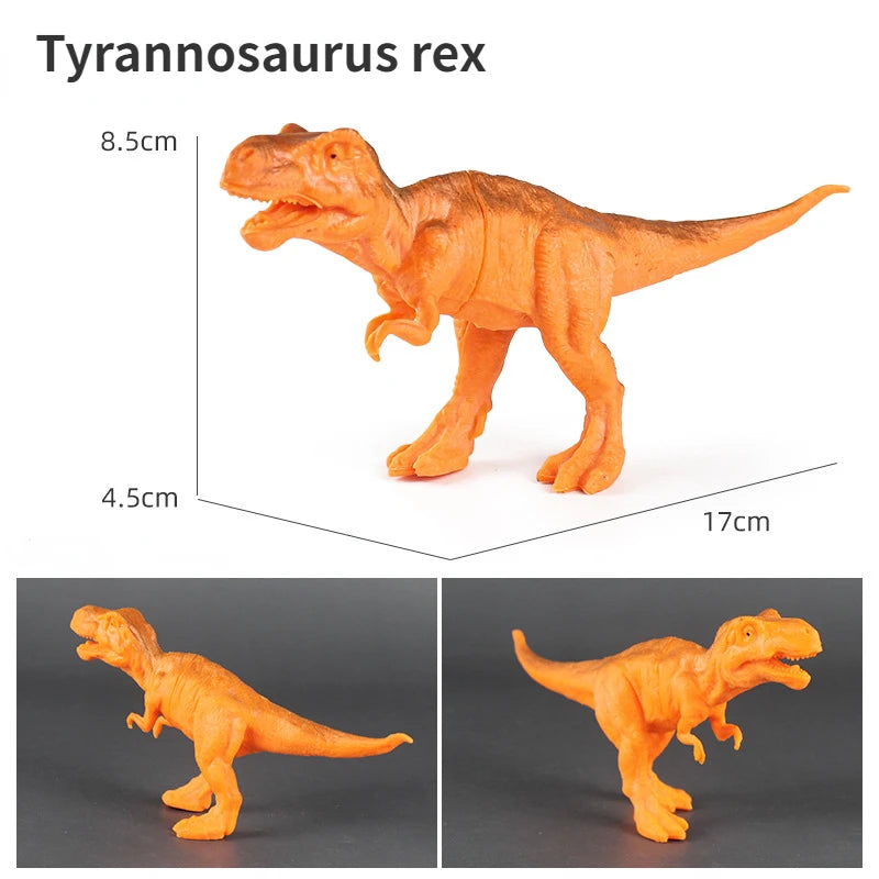 Children Simulated Jurassic World Dinosaur Toys Kids Tyrannosaurus Rex Triceratops Dinosaurs Animal Model Toy Boys Birthday Gift