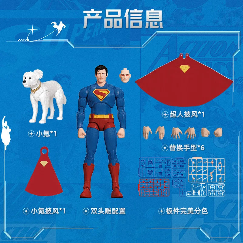 BLOKEES Original Batman Beyond Superman CHAMPION CLASS Gunn DC Justice League Comics Action Figure Assembled Model Toys Gift