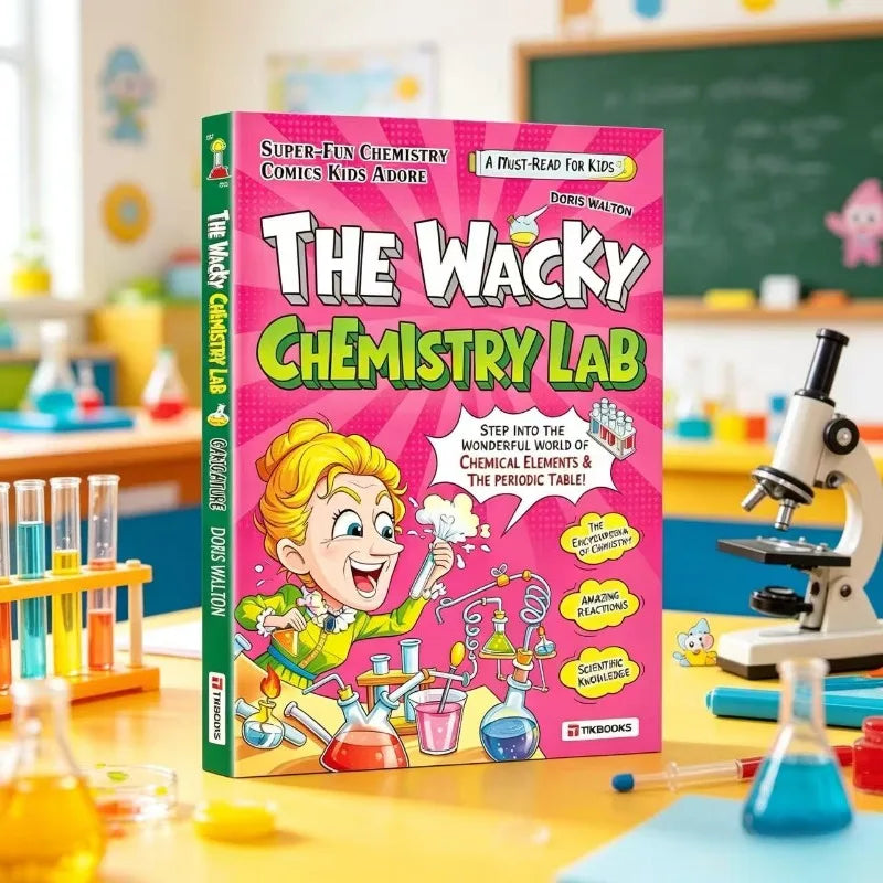 The Wacky Chemistry Lab Comic Book – English Paperback