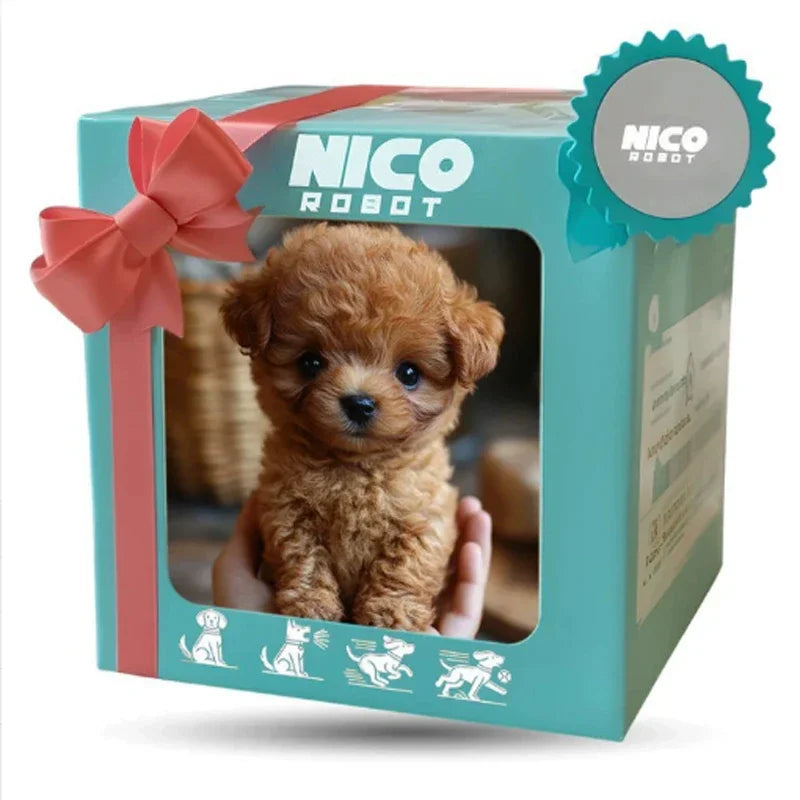 2025 Walking Barking Plush Dog Toy Electric Realistic Pet Puppy w/10 Sounds, Kids Companion Gift forChristmas Age 3+ virtual pet